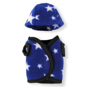 Crafty Ponies - Cap en vest blauw met ster