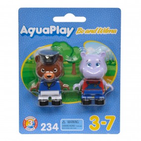 AquaPlay 234 - Speelfiguren Beer en Nijlpaard