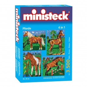 Ministeck Paarden met Achtergrond 4in1, 3500st